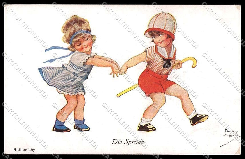 Artist Signed Chicky Spark Children Rather sky serie 616 pc ZG4219 – fronte