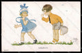 Artist Signed Chicky Spark Children Bashful serie 617 pc ZG4220 – fronte