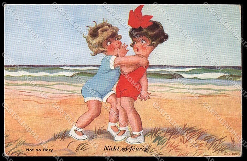 Artist Signed Chicky Spark Children Not so fiery serie 639 pc ZG4236 – fronte