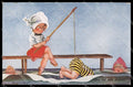 Artist Signed Chicky Spark Children he can't slip off serie 640 pc ZG4237 – fronte
