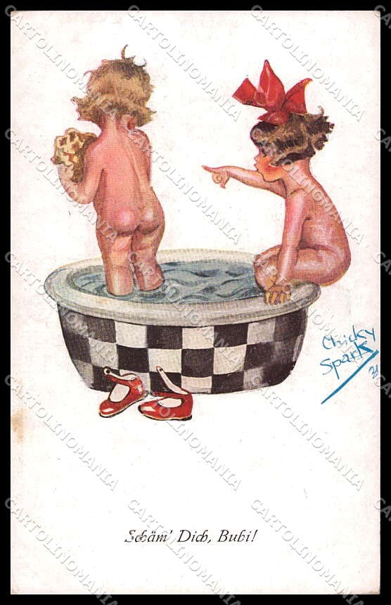 Artist Signed Chicky Spark Children serie 680 pc ZG4264 – fronte