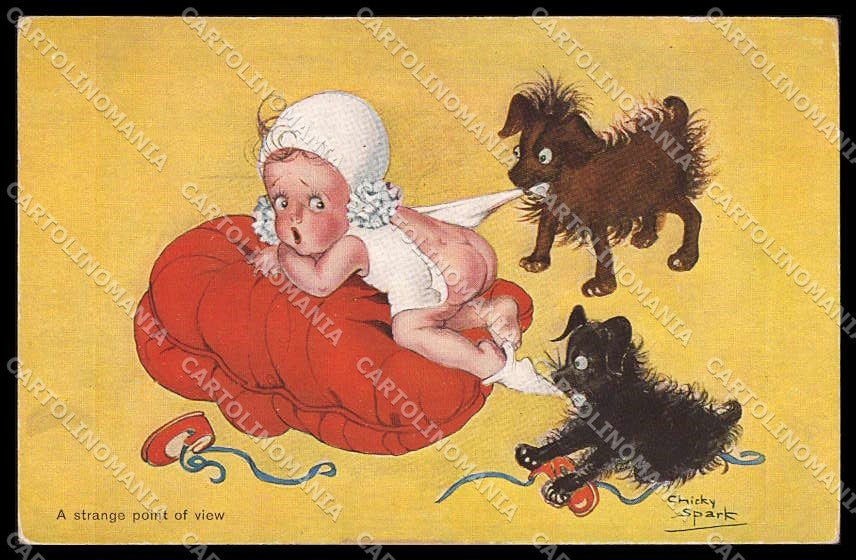 Artist Signed Chicky Spark Children A strange point of view serie 974 pc ZG4266 – fronte
