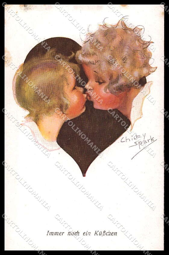 Artist Signed Chicky Spark Children serie 1045 STAINS pc ZG4283 – fronte