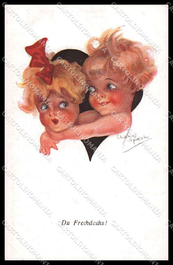 Artist Signed Chicky Spark Children serie 1046 pc ZG4284 – fronte