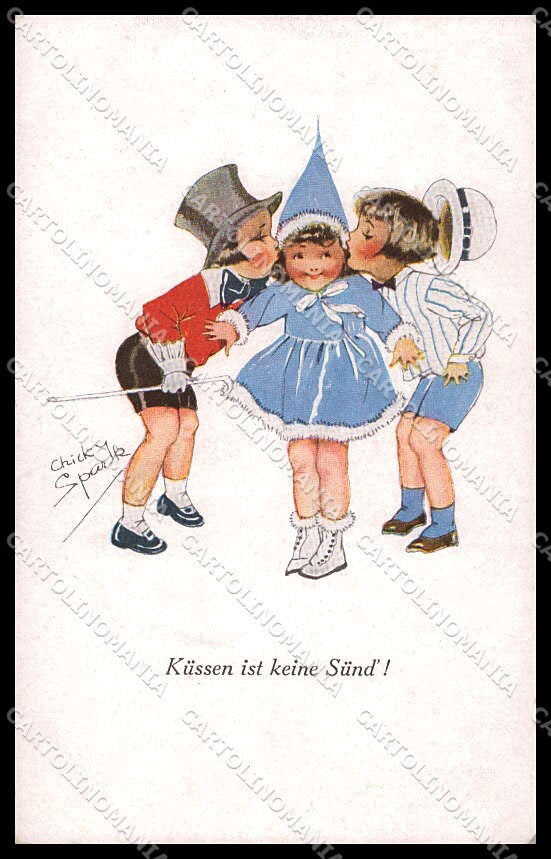 Artist Signed Chicky Spark Children serie 1156 pc ZG4285 – fronte