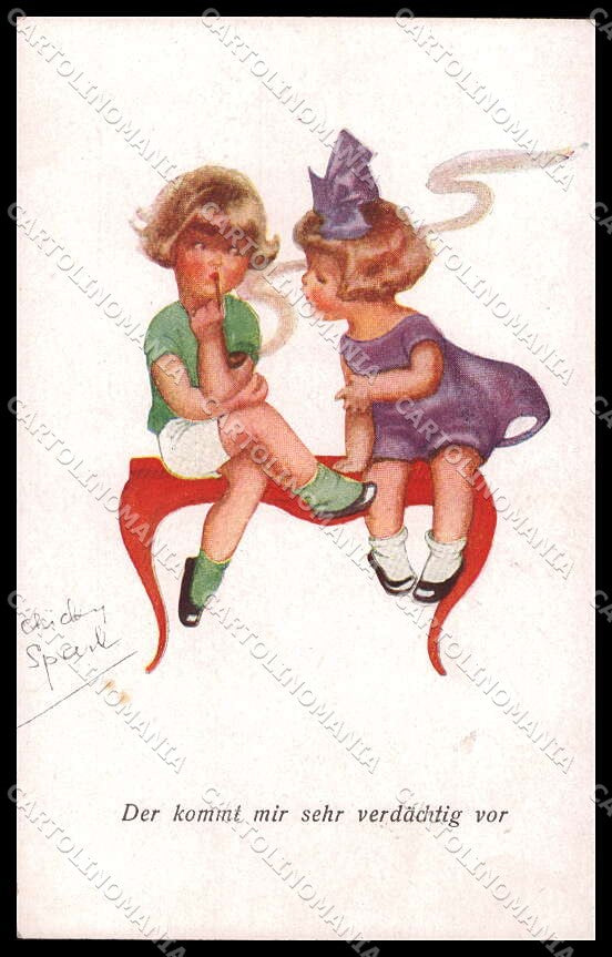 Artist Signed Chicky Spark Children serie 1215 pc ZG4290 – fronte