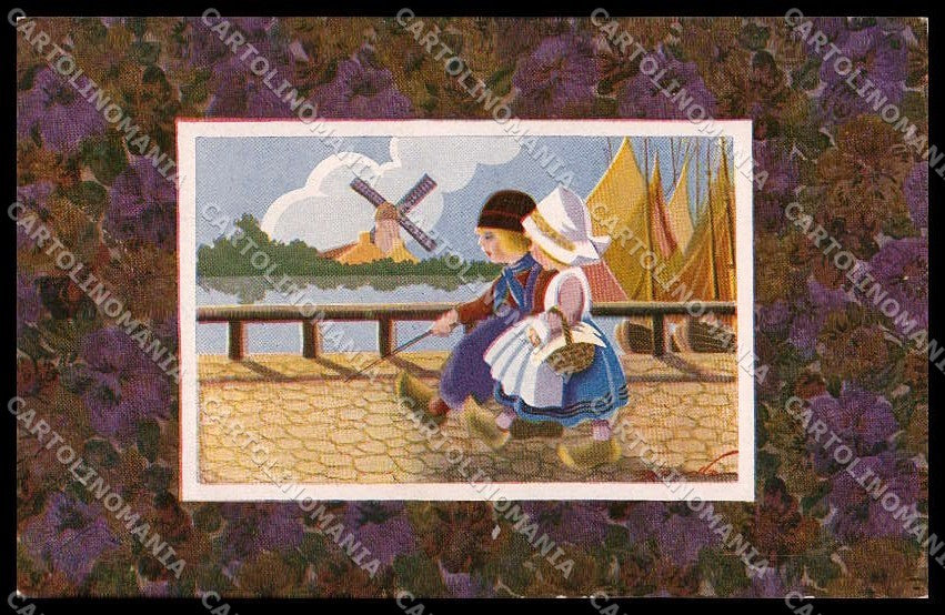 Artist Signed Bonora Dutch Children serie 684 pc ZG4296 – fronte