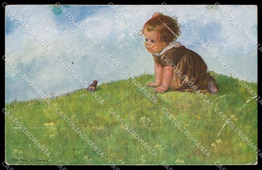 Artist Signed Fialkowska Child serie 801 CREASED pc ZG4313 – fronte