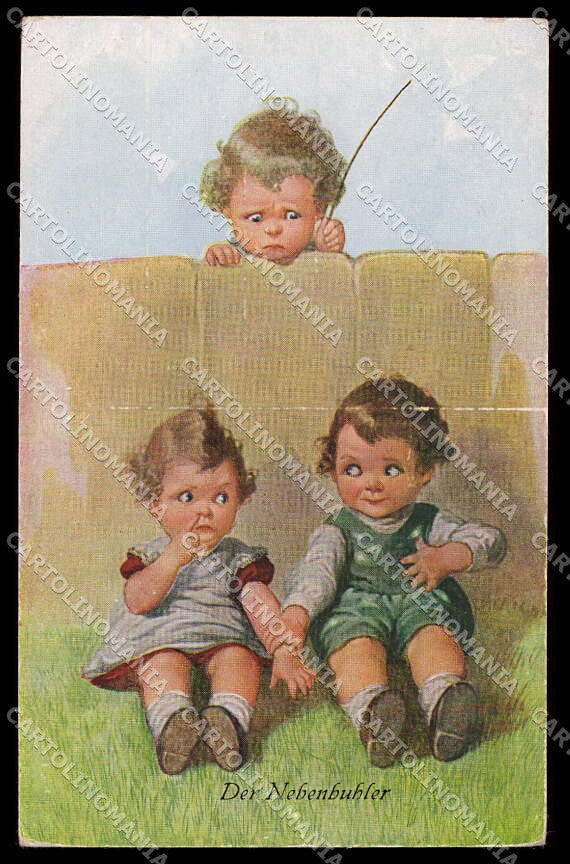 Artist Signed Fialkowska Children serie 816 pc ZG4329 – fronte