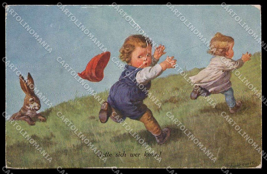 Artist Signed Fialkowska Children serie 953 CREASED pc ZG4354 – fronte