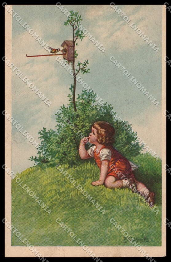 Artist Signed Fialkowska Child Degami serie 987 pc ZG4379 – fronte