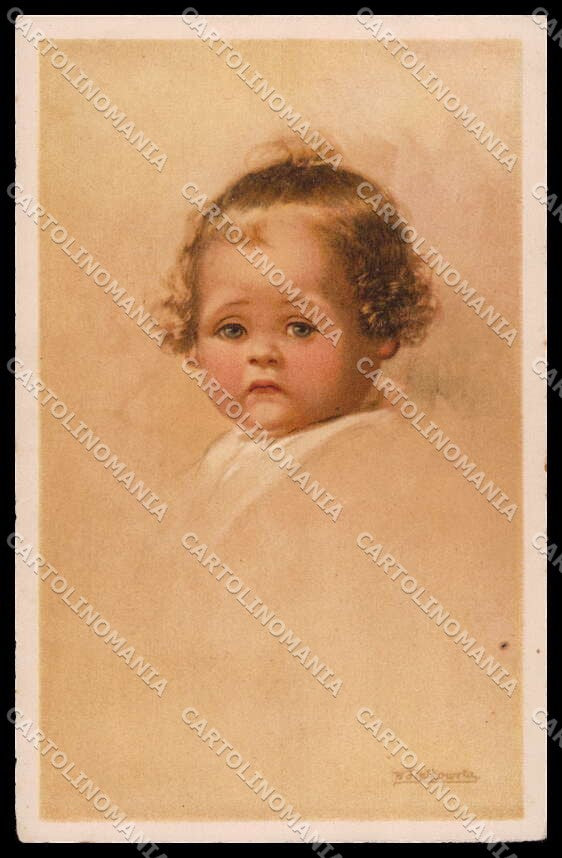 Artist Signed Fialkowska Child Dondorf serie 1386 pc ZG4392 – fronte