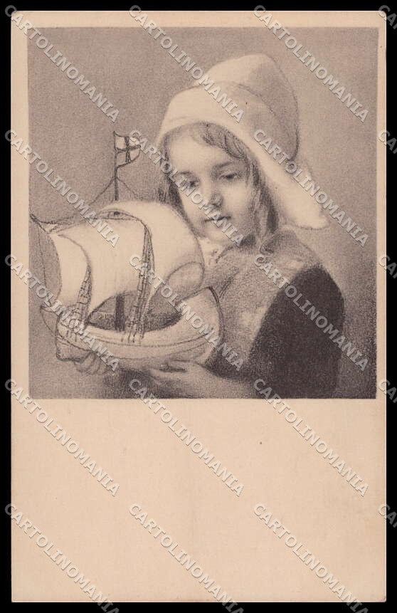 Artist Signed Dutch Girl Viennoise M M Vienne serie 296 pc ZG4430 – fronte