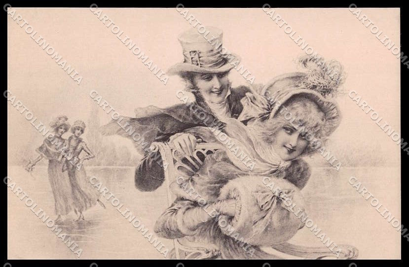 Artist Signed R. R. Wichera ? Lady Viennoise M M Vienne pc ZG4441 – fronte