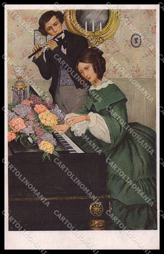 Artist Signed Ethel Franklin Betts Fashion Lady M M Vienne serie 378 pc ZG4448 – fronte