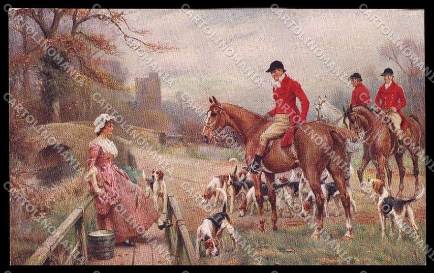 Artist Signed John Sanderson-Wells Horse Fox Hunting M M Vienne 573 pc ZG4480 – fronte