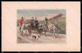 Artist Signed C. F. de Condamy Horse Dog Lady pc ZG4484 – fronte