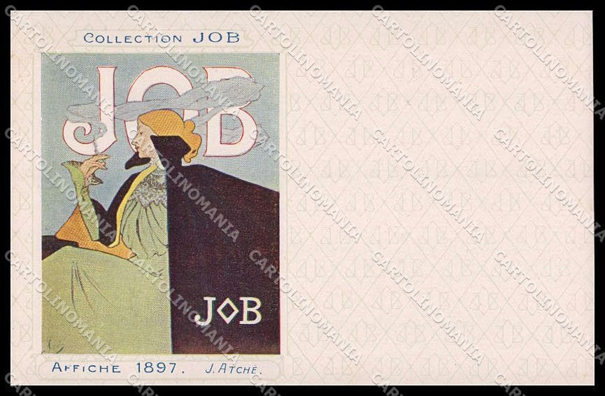 Artist Signed J. Atche Art Nouveau Collection Job Affiche 1897 pc ZG4525 – fronte