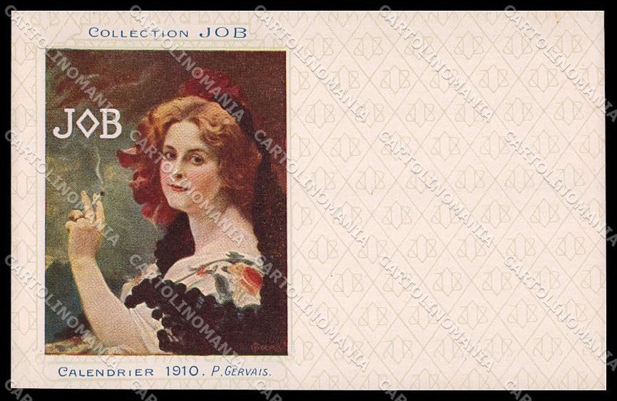 Artist Signed P. Gervais Art Nouveau Collection Job Calendrier 1910 pc ZG4528 – fronte