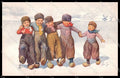 Artist Signed K. Feiertag Dutch Children B K W I 343-2 pc ZG4542 – fronte