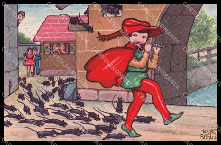 Artist Signed Margret Boriss Children Fairy Tale Amag serie 0349 pc ZG4559 – fronte