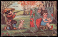 Artist Signed Margret Boriss Children Caccia Hunting Amag serie 0318 pc ZG4569 – fronte