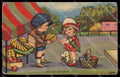 Artist Signed Margret Boriss Children Amag serie 0304 CREASED pc ZG4573 – fronte