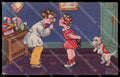 Artist Signed Margret Boriss Children Amag serie 0380 CREASED pc ZG4580 – fronte