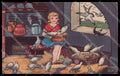 Artist Signed Margret Boriss Children Amag serie 0350 TRIMMED pc ZG4590 – fronte