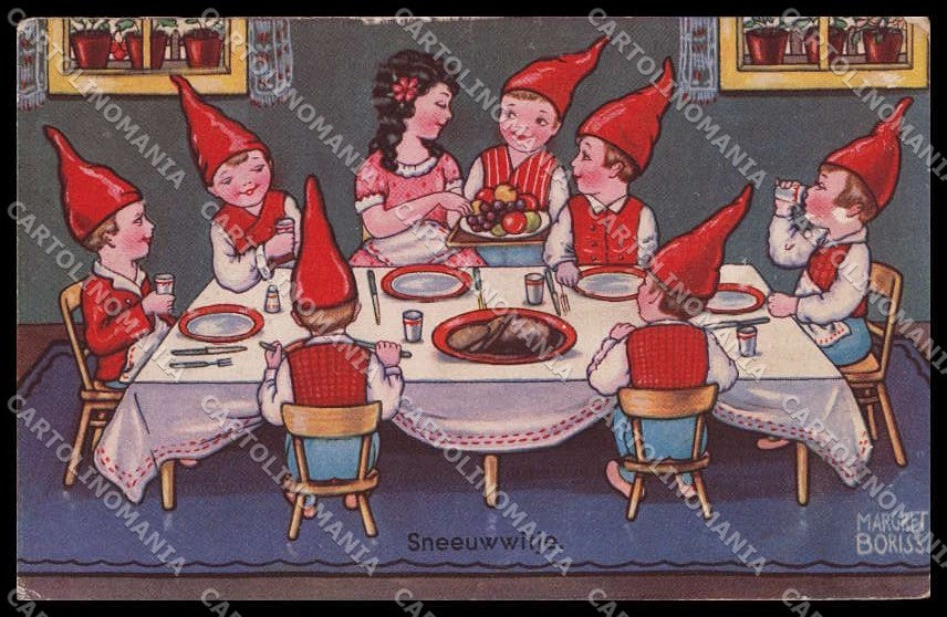 Artist Signed Margret Boriss Children Fairy Tale Amag 0346 pc ZG4593 – fronte