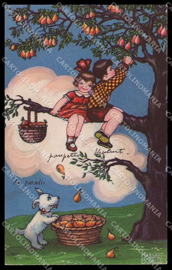 Artist Signed Margret Boriss Children Amag serie 0382 pc ZG4597 – fronte