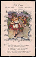 Artist Signed Bertiglia Children Music Sheet Spartito Fili d'Oro 2244 pc ZG4612 – fronte