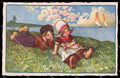 Artist Signed Bertiglia Dutch Children Bambini Degami serie 154 pc ZG4615 – fronte