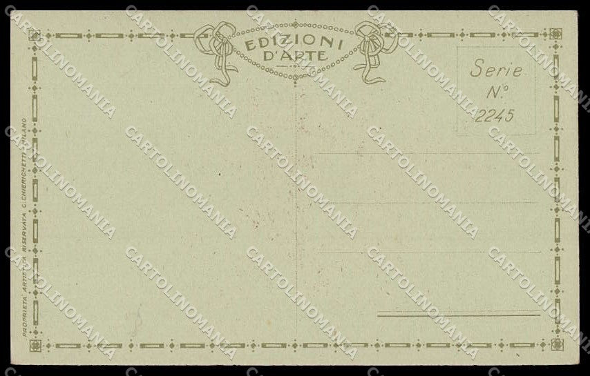 Artist Signed Bertiglia Children Music Sheet Spartito Tra le Siepi 2245 ZG4618 – retro
