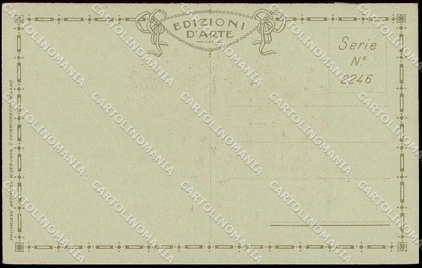 Artist Signed Bertiglia Children Music Sheet Spartito Moon serie 2246 pc ZG4621 – retro