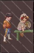 Artist Signed Colombo Children Spanish Girl Bambini serie 2034 pc ZG4648 – fronte