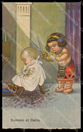 Artist Signed Colombo Children Samson at Dalila Bambini serie 1976-1 pc ZG4653 – fronte