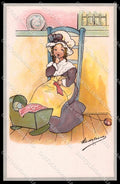 Artist Signed Madeleine Girl serie 7 postcard ZG4683 – fronte
