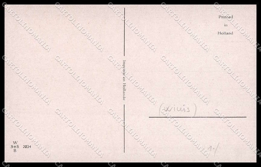 Artist Signed Willis Children WSSB serie 2034 pc ZG4699 – retro