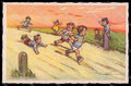 Artist Signed Castelli Children Running Sport Degami 650 pc ZG4709 – fronte