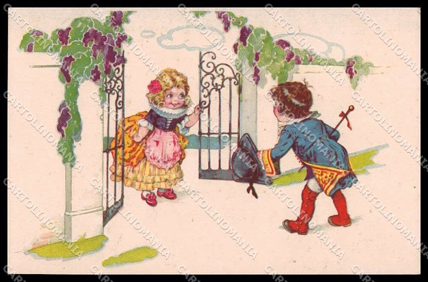 Artist Signed Castelli Children Bambini serie 1010 pc ZG4716 – fronte