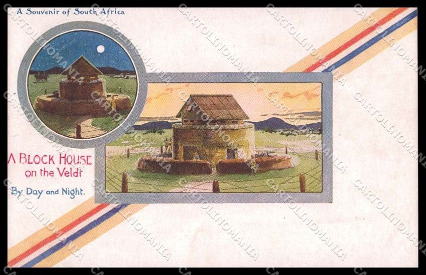 Africa South Africa A Block House on the Veldt Tuck serie 636 pc ZG4728 – fronte