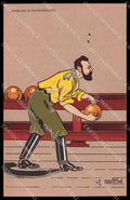 Artist Signed Ch Naillod Royalty Czar Bowling Russia A-3 Kursaal Reims pc ZG4735 – fronte