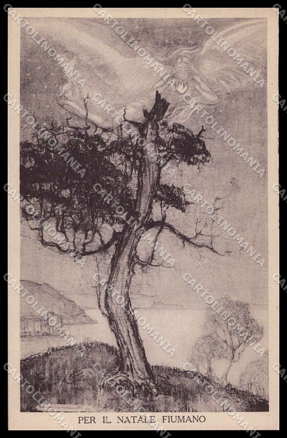 Militari WWI D. Valinotti Fiume Pro Bimbi Natale Poltrona Frau Torino pc ZG4754 – fronte