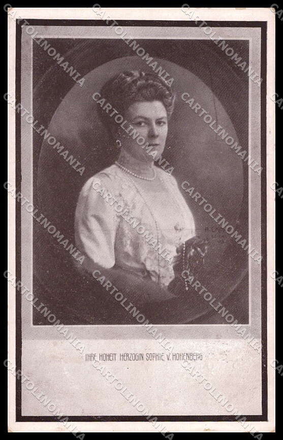 Reali Royalty Sophie Chotek von Chotkowa Hohenberg B K W I 889-6 pc ZG4756 – fronte