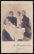 Reali Royalty Russia Czar Nicolas II Alexandra Feodorovna RPPC pc ZG4782 – fronte