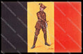 Artist Signed Xavier Sager WW1 Propaganda Soldier Belgique Flag serie 349 pc ZG4 – fronte