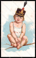 Artist Signed Child Bambino Chamber Pot Vaso da Notte Artiglieria pc ZG4884 – fronte