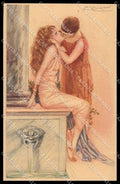 Artist Signed L. A. Mauzan Romantic Couple serie 248-1 pc ZG4899 – fronte
