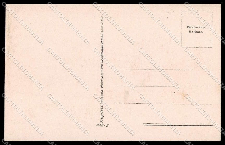 Artist Signed L. A. Mauzan Romantic Couple serie 248-3 pc ZG4902 – retro